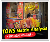 TOWS Matrix Analysis ในธุรกิจแฟรนไชส์
