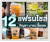 รวม 12 แฟรนไชส์กัญชา มาแน่ ซื้อเลย!