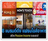 รวม 8 แฟรนไชส์ระดับร้านอาหาร! น่าลงทุนปี 2567