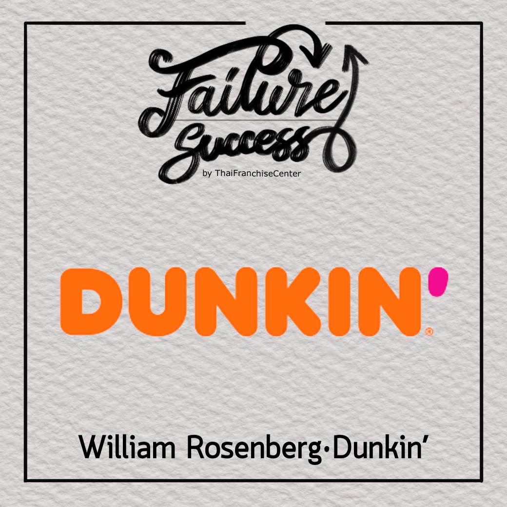 FAILURE & SUCCESS | William Rosenberg : Dunkin