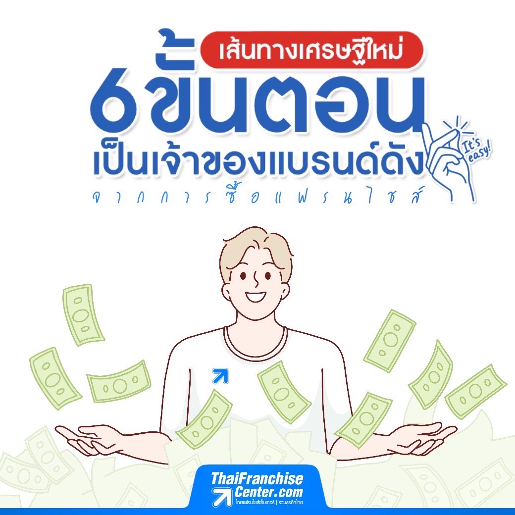 6 ขั้นตอนเป็นเจ้าของแบรนด์ดังจากการซื้อแฟรนไชส์