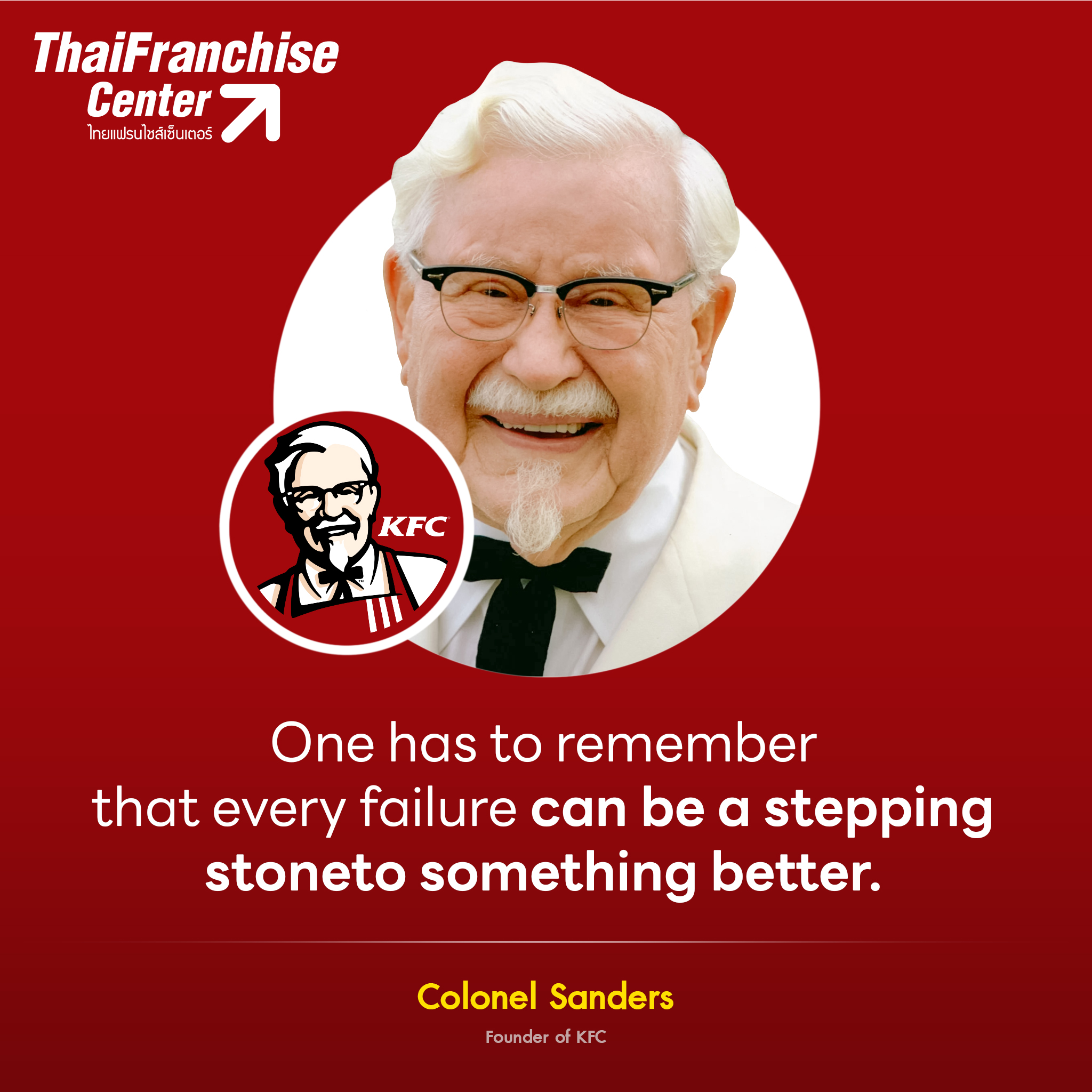 One Has To Remember That Every Failure Can Be A Stepping Stoneto 