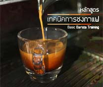 หลักสูตร เทคนิคการชงกาแฟ (Basic Barista Training)